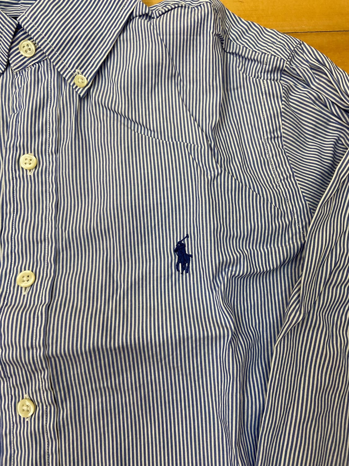 폴로 랄프로렌 포플린 셔츠 S 상품이미지3