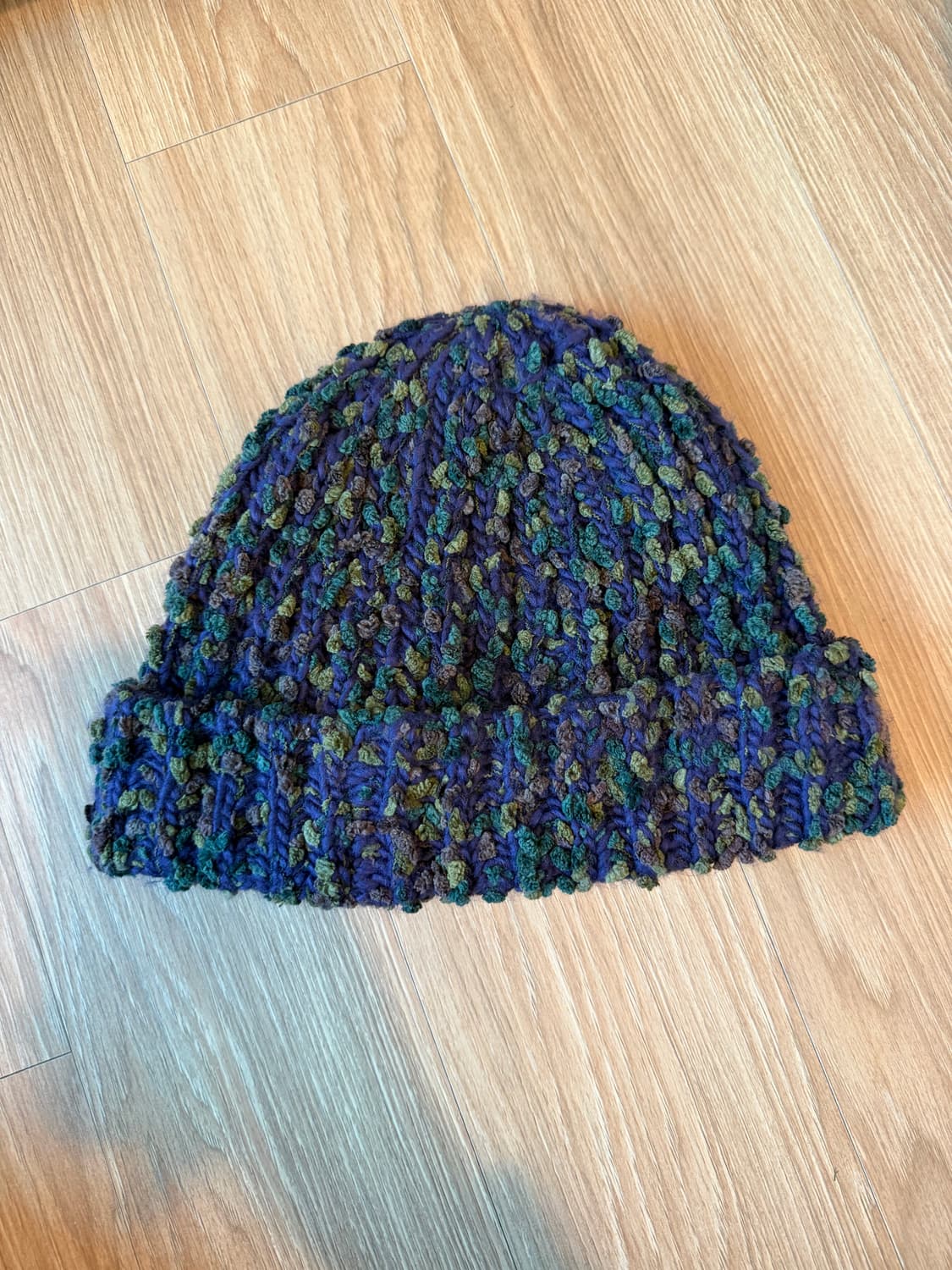 (os) 슈프림 쉐닐 비니 퍼플 상품이미지2