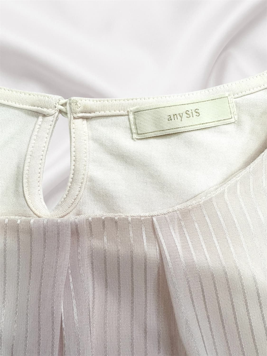 any SIS 딸기우유 핑크 반소매 블라우스 탑 상품이미지3