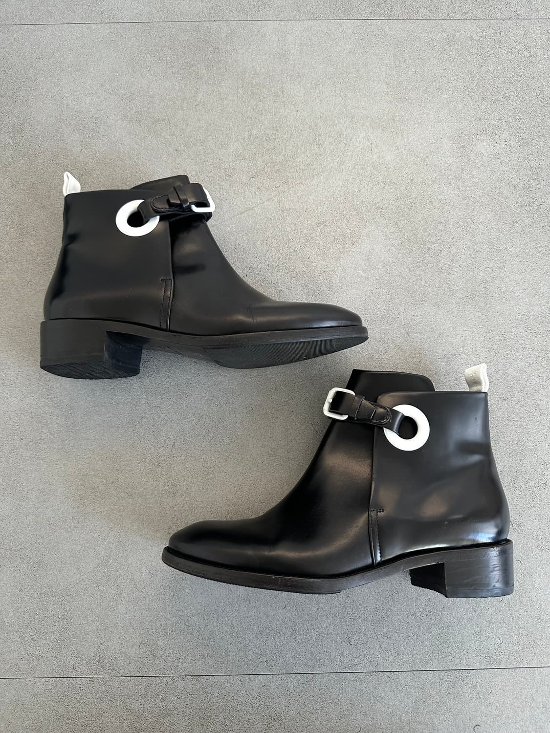 아크네 스튜디오 블랙 링 버클 부츠 상품이미지4