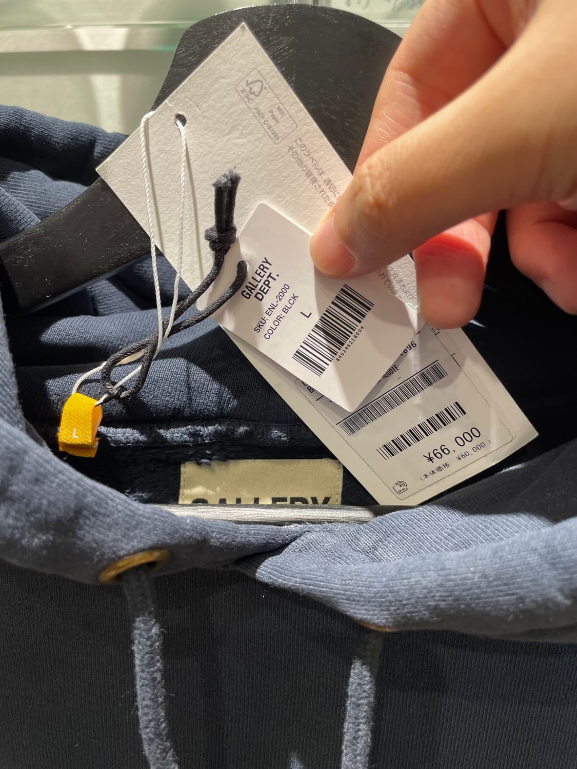 갤러리 디파트먼트 logo hoodie 상품이미지6