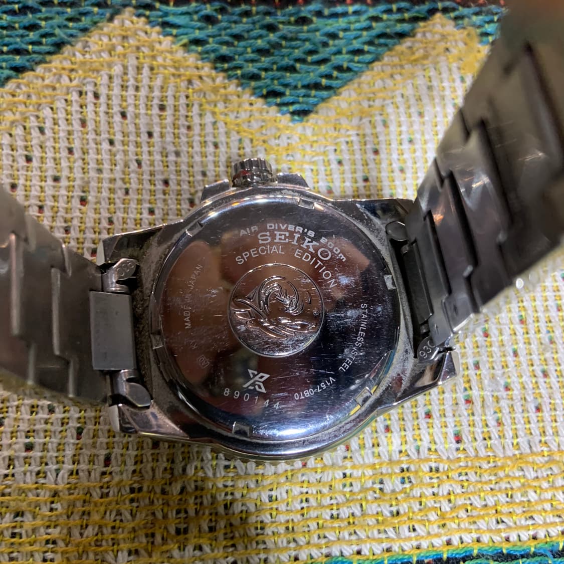 세이코 솔라 PADI 다이버 시계 상품이미지6