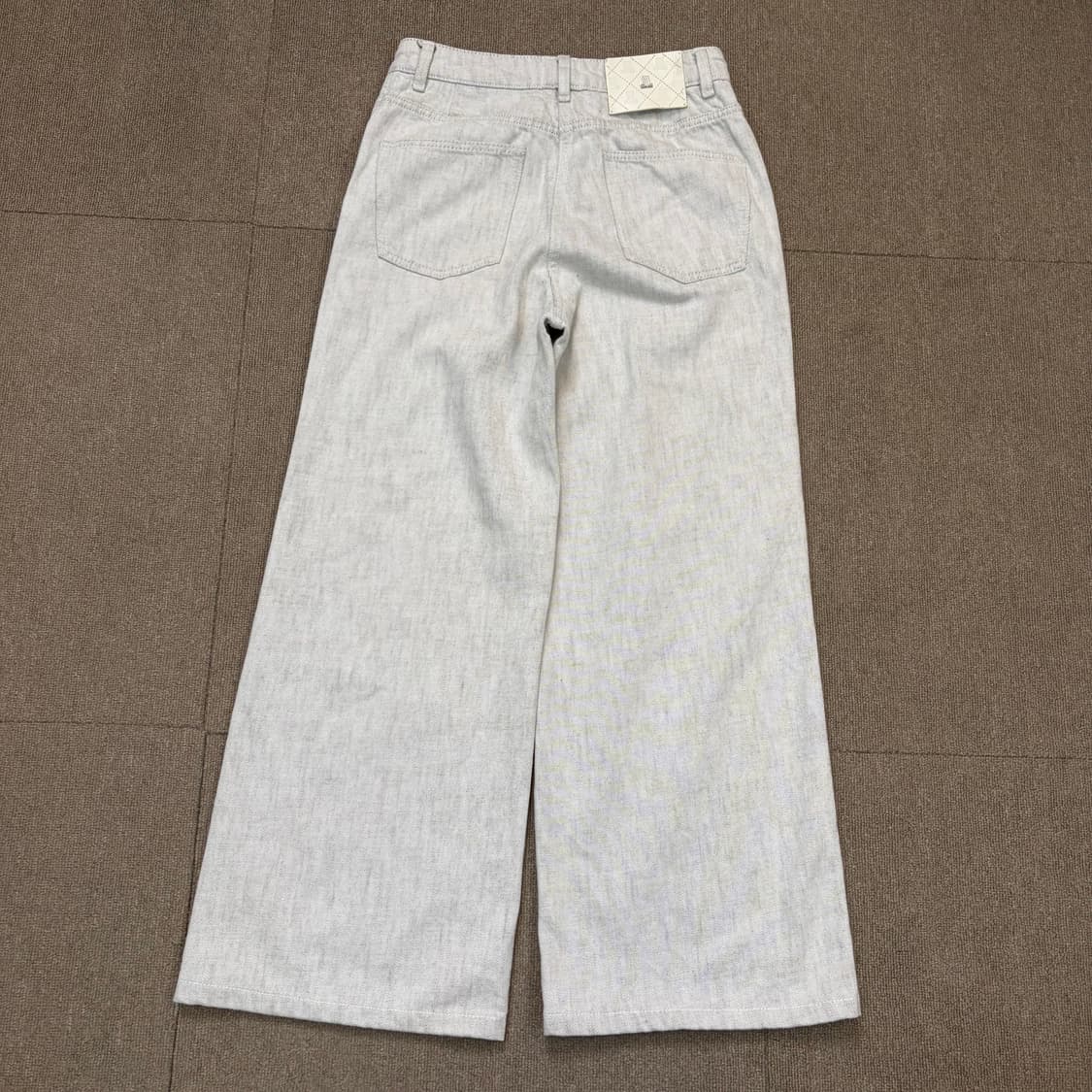 LANVIN 랑방 우먼스 세미와이드 플레어진 데님 상품이미지8