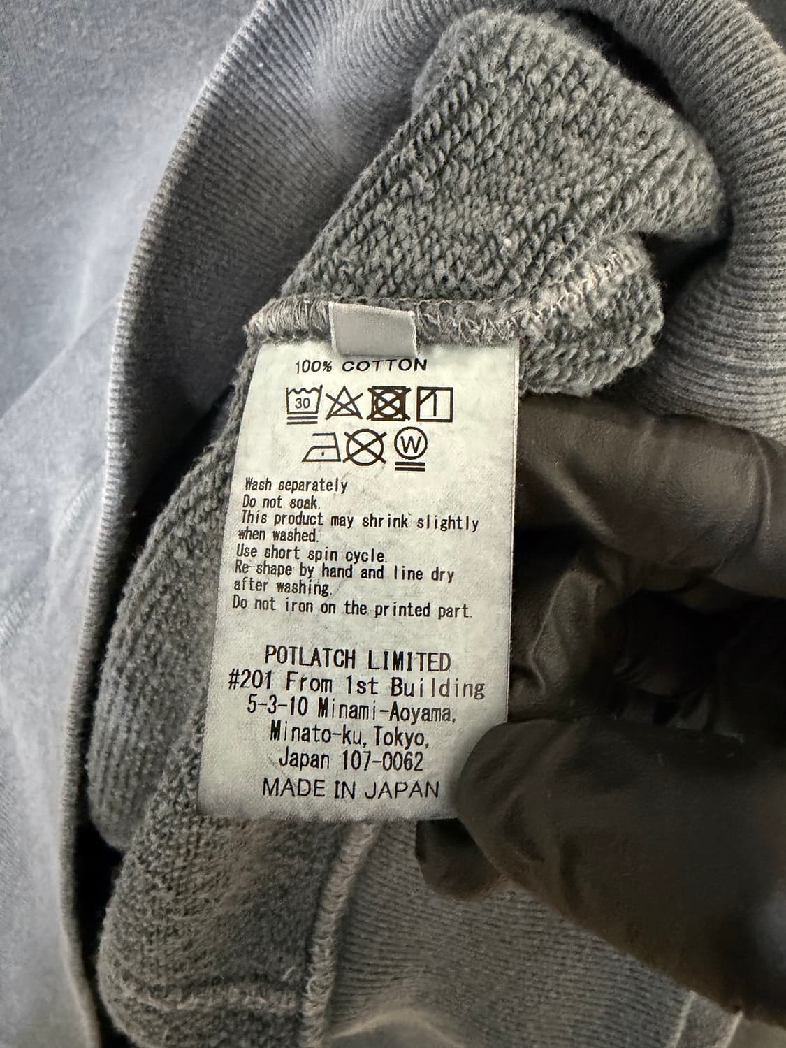 21SS 카브엠트 OVERDYE CUT LINE CREW NECK 상품이미지6