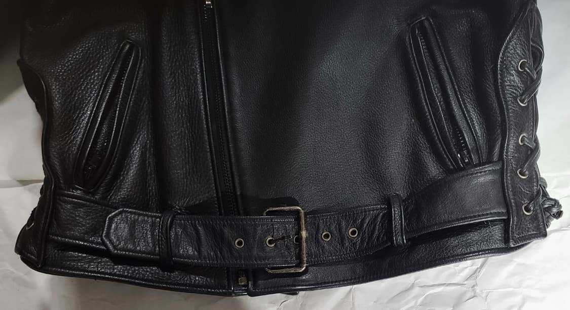 커스텀 남성 가죽 라이더자켓 100사이즈 상품이미지6