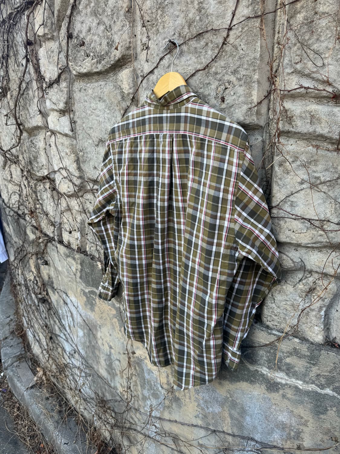 90s rrl 폴로 컨트리 랄프로렌 빈티지 체크 셔츠 m 상품이미지4