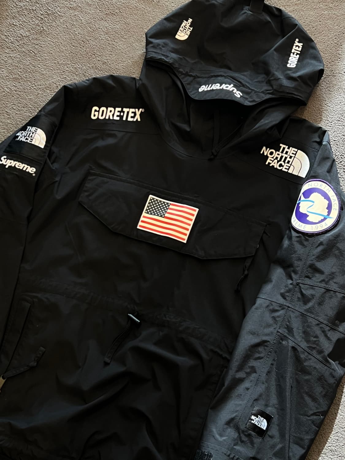 슈프림 노스페이스 성조기 고어텍스 풀오버 자켓 처분  상품이미지2