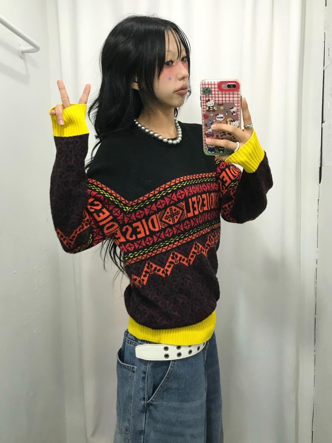 Diesel Logo Pattern Knit 상품이미지5