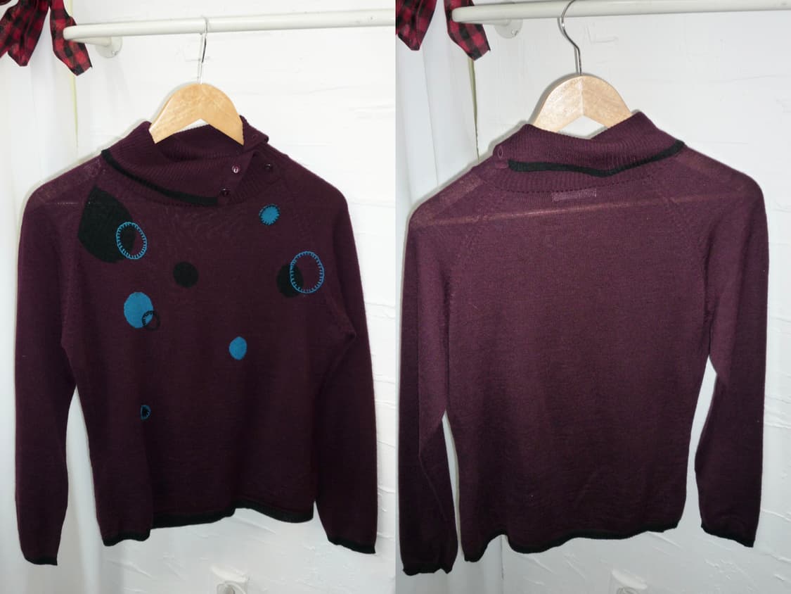Dot point turtleneck knit 상품이미지4