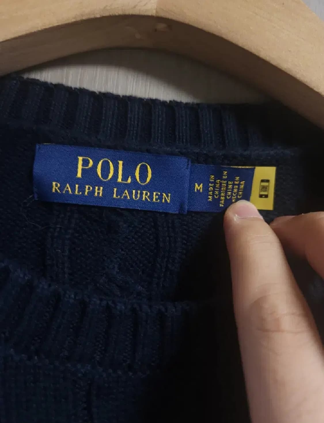 폴로 랄프로렌 꽈베기니트, M 상품이미지3