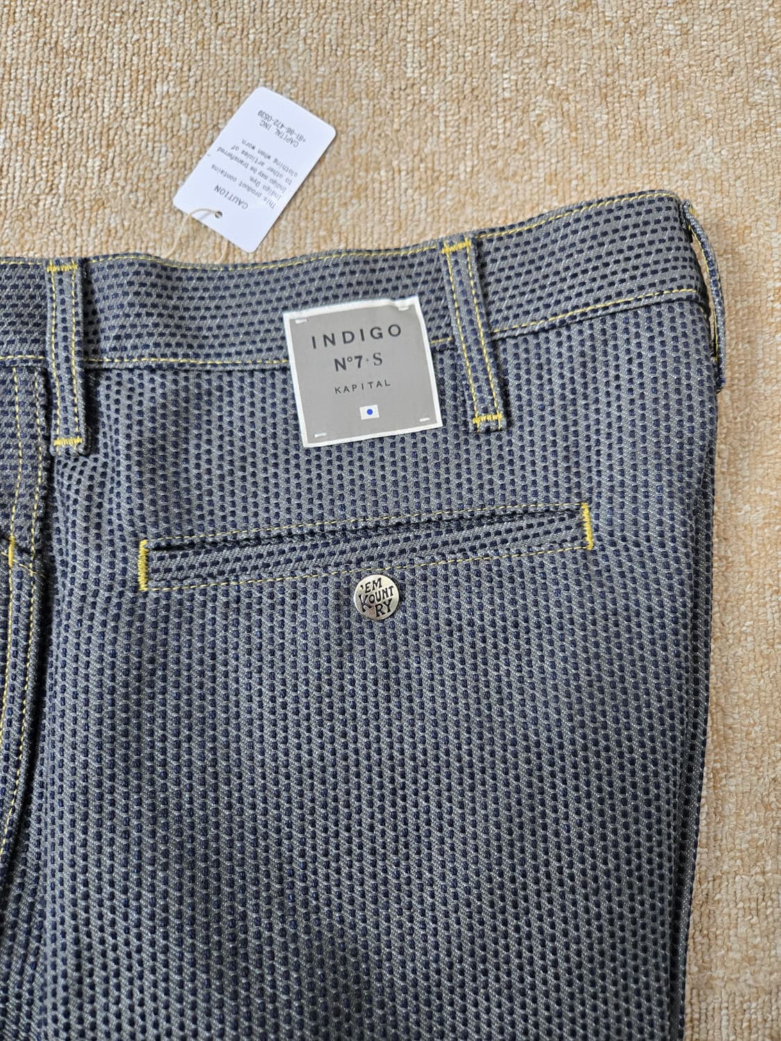 캐피탈 센츄리데님 5P프리스코팬츠 머디 브라운 상품이미지2