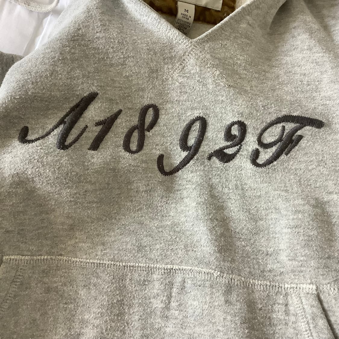 아베크롬비 빈티지 퍼 후드티 상품이미지3