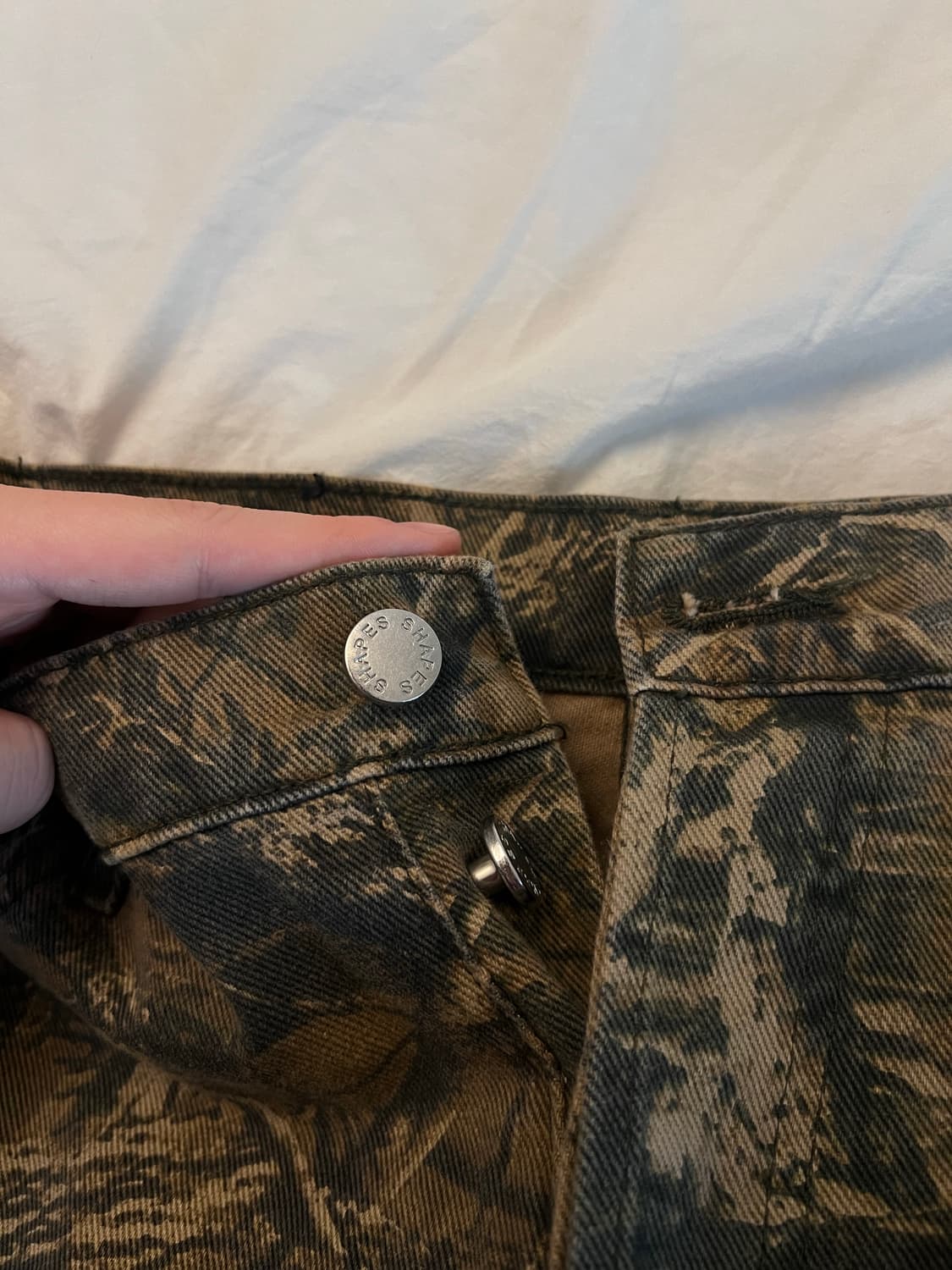 shapesUSA 카모 와이드 레그 데님 / 30 상품이미지6