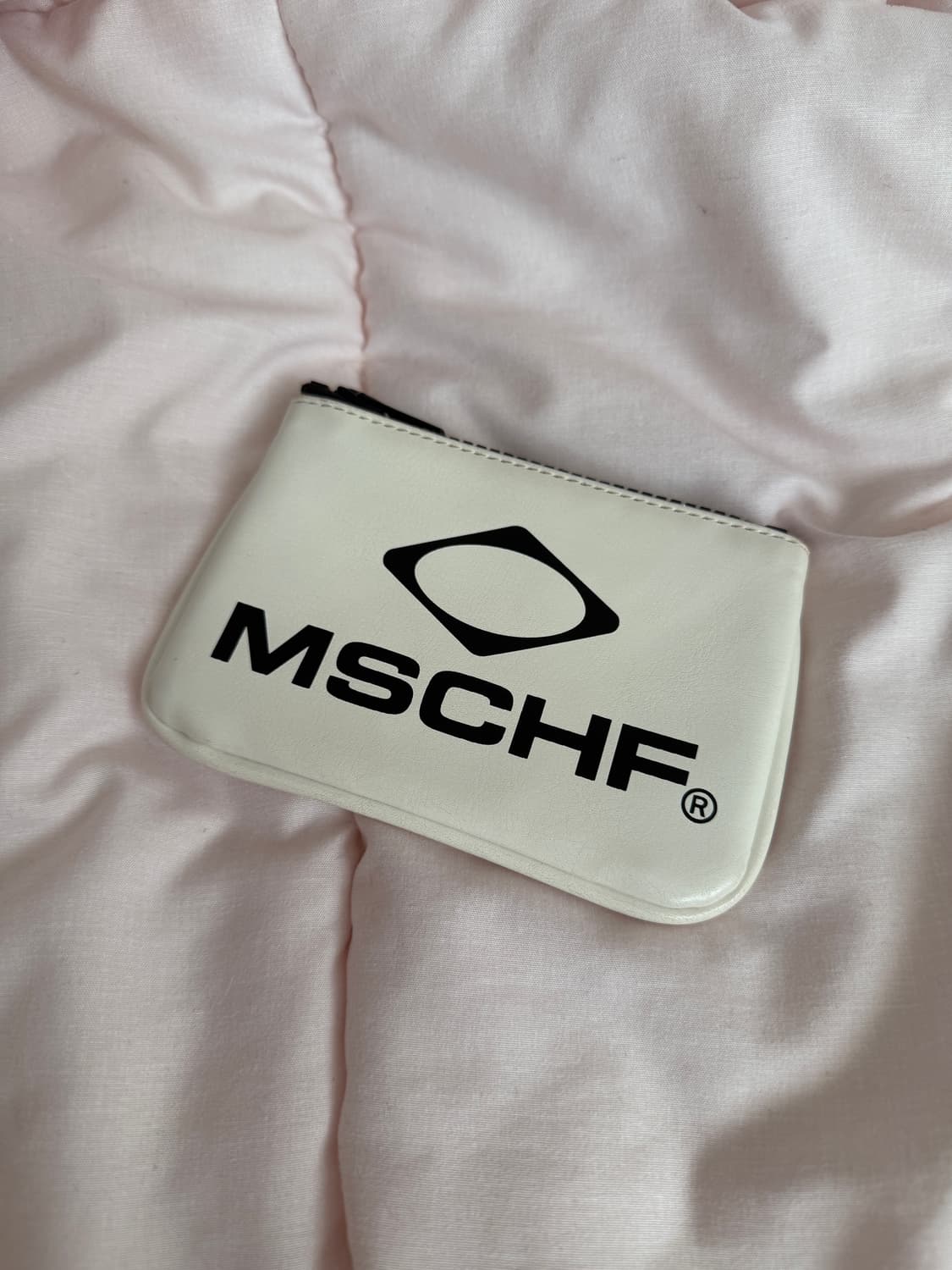 미스치프 롬버스 카드지갑 화이트 상품이미지1