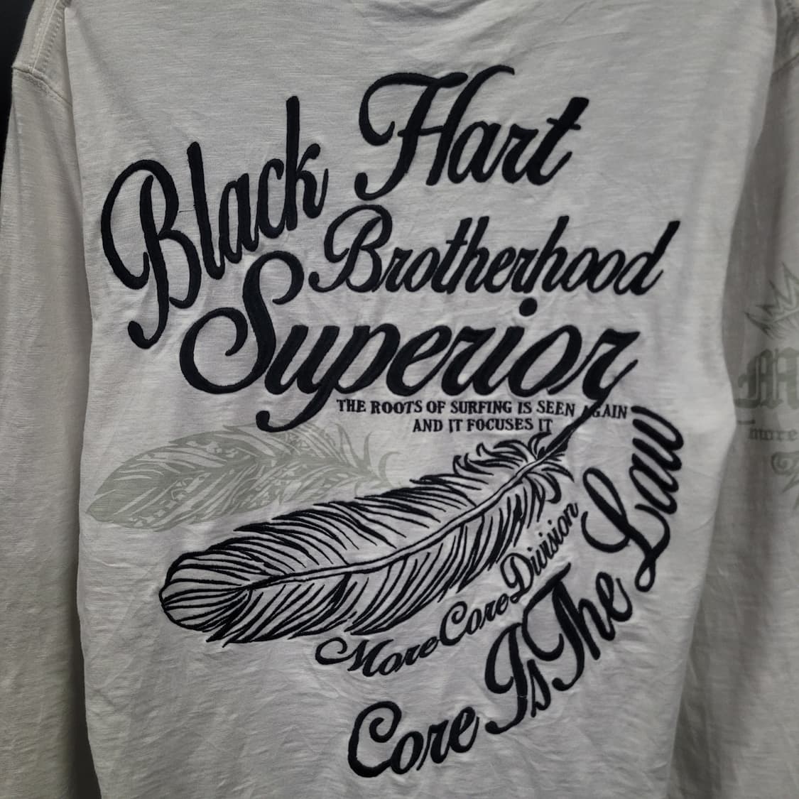 MCD More Core Division 자수로고 락밴드 셔츠 상품이미지6