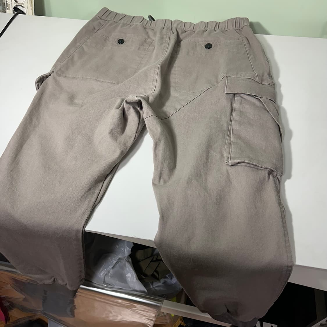 M 네셔널지오그래픽 레귤러핏 와펜로고 코튼 카고팬츠 상품이미지7