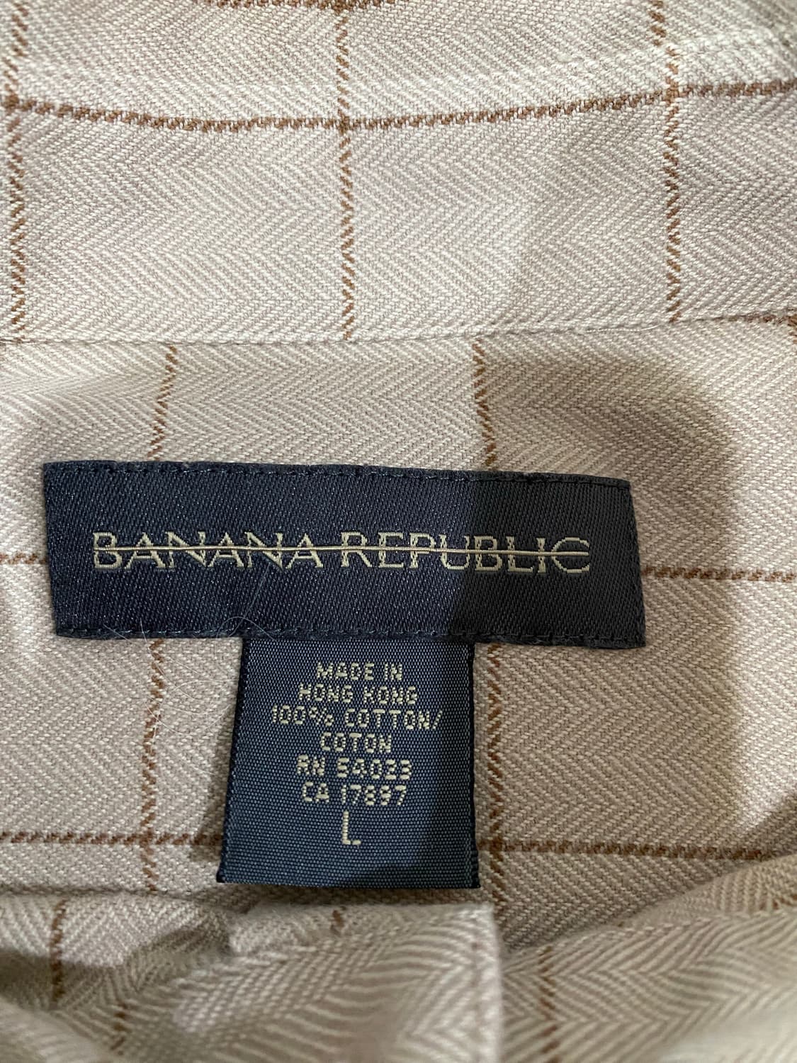 바나나 리퍼블릭 체크 셔츠 (105) 상품이미지4