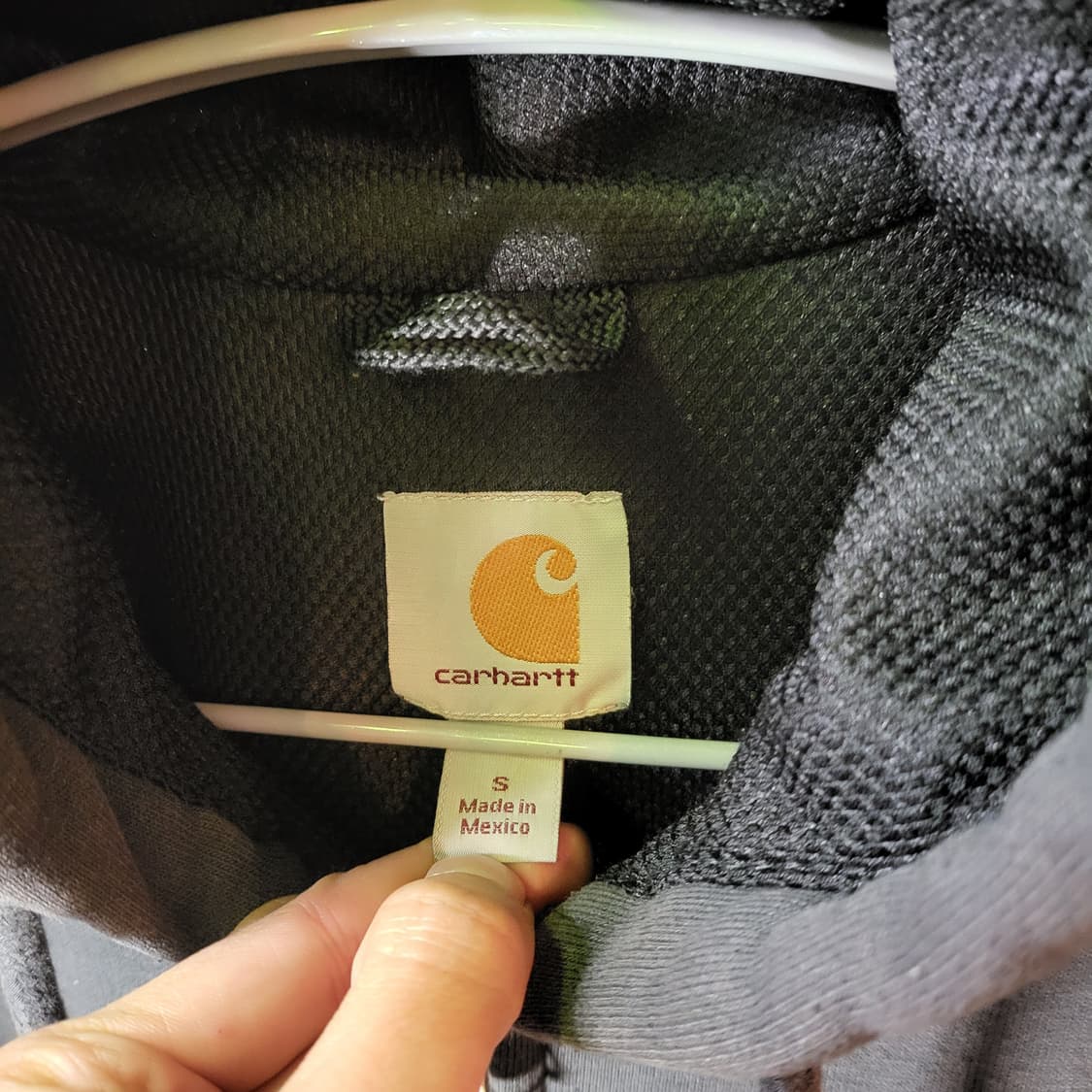 칼하트 레인 디펜더 후드 집업 (S) 상품이미지4