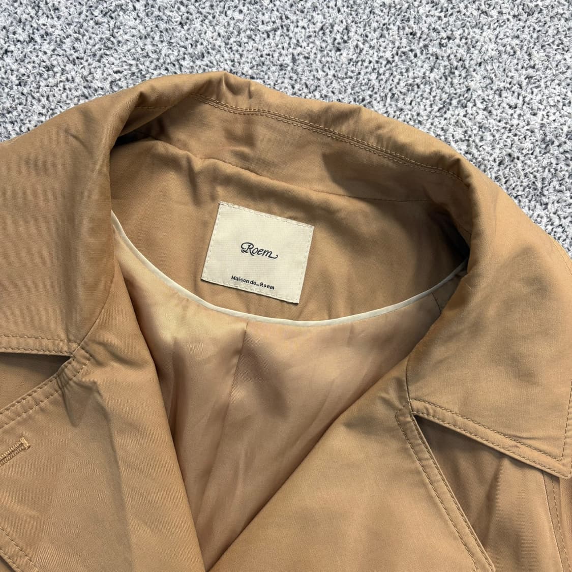 88 로엠 여성 트렌치 코트 롱자켓 0407J 상품이미지2