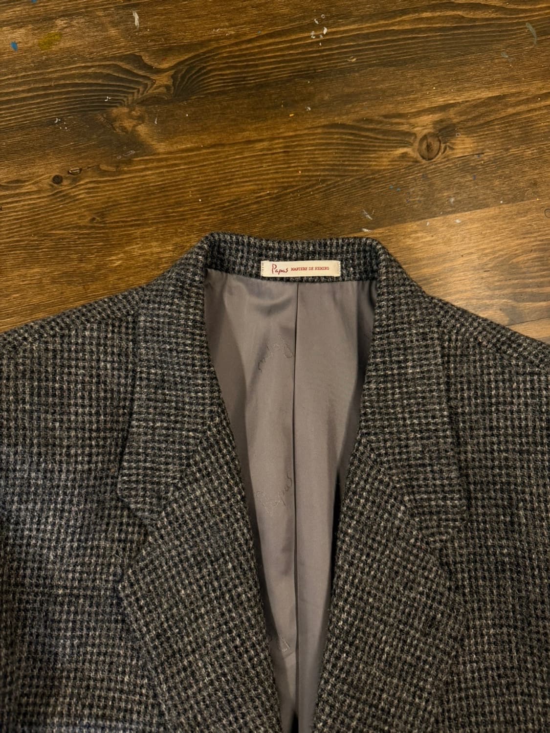 파파스 해리스 트위드 자켓 105 상품이미지6