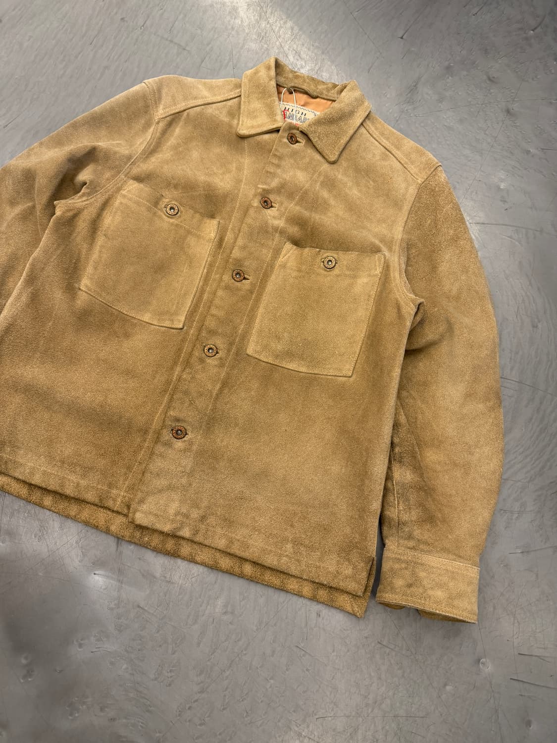 GAIJIN MADE by HIGH STANDARD 소가죽 스웨이드자켓 상품이미지5