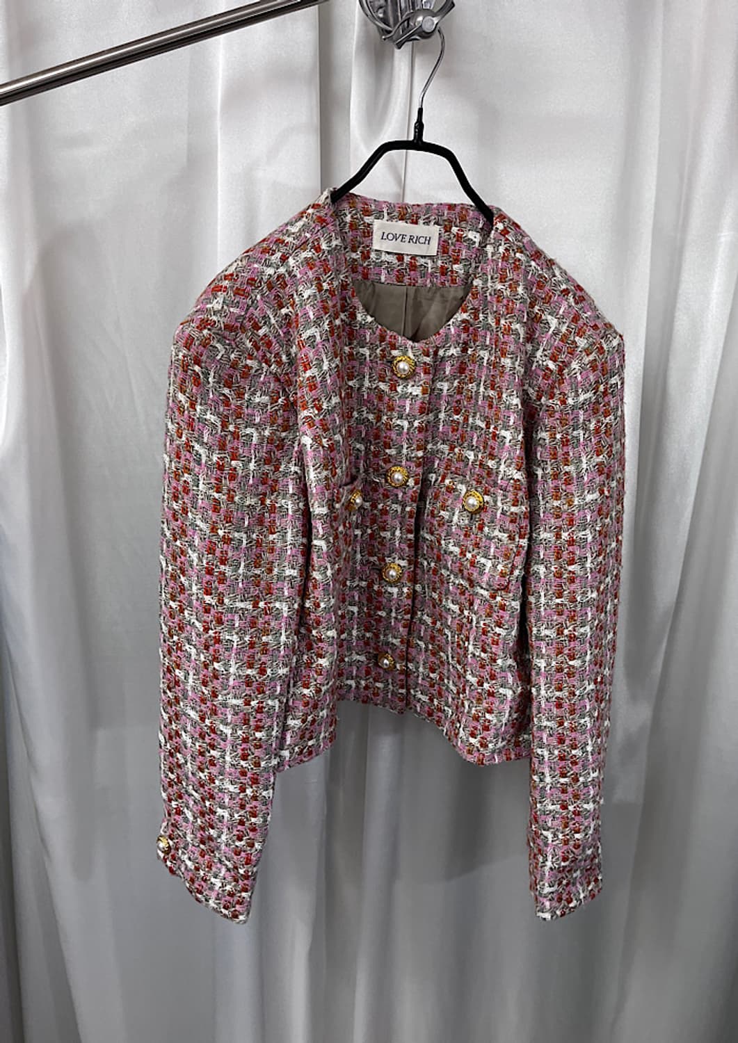 LOVE RICH tweed jacket  상품이미지1