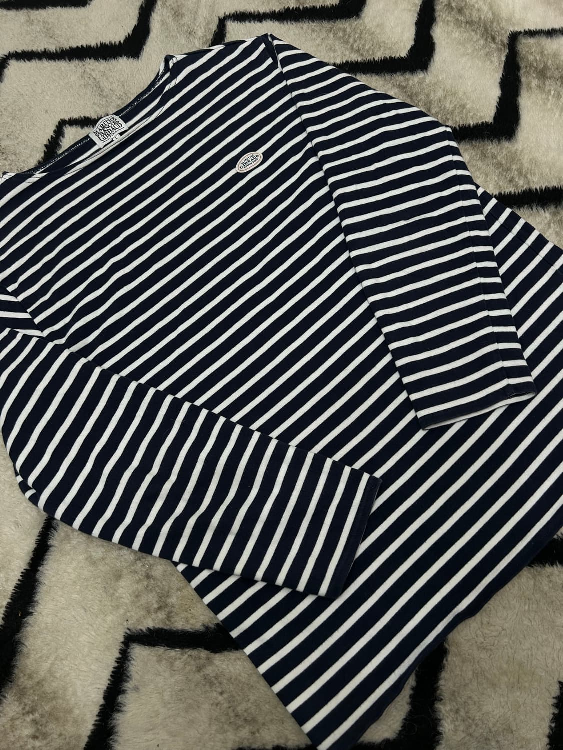 [L]마리떼 프랑소와저버 스트라이프 긴팔/짙은네이비 상품이미지3