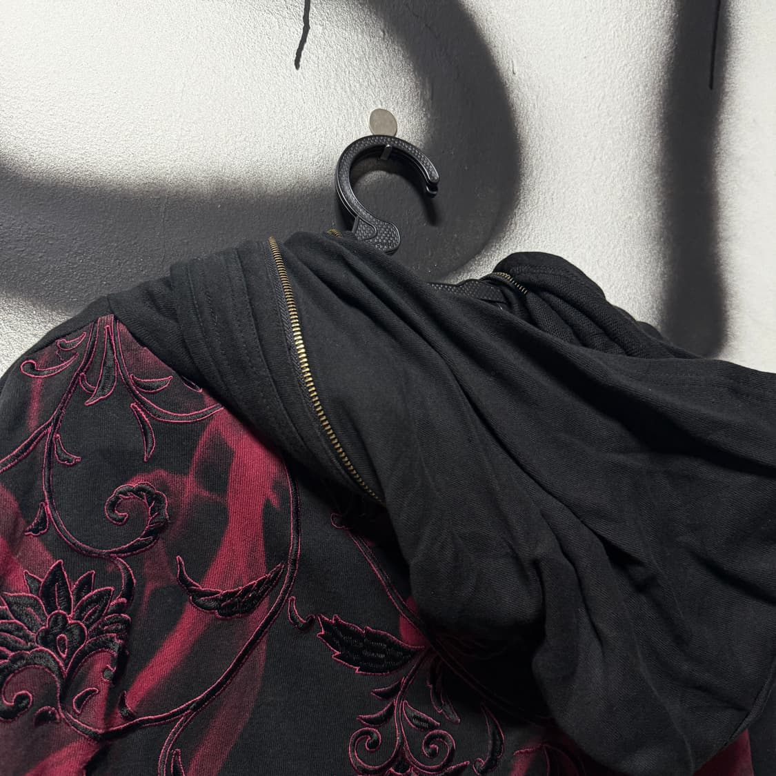 VTG 빈티지 빅사이즈 재패니즈 오리엔탈 동양풍 풀 자수 집업 후디 상품이미지6