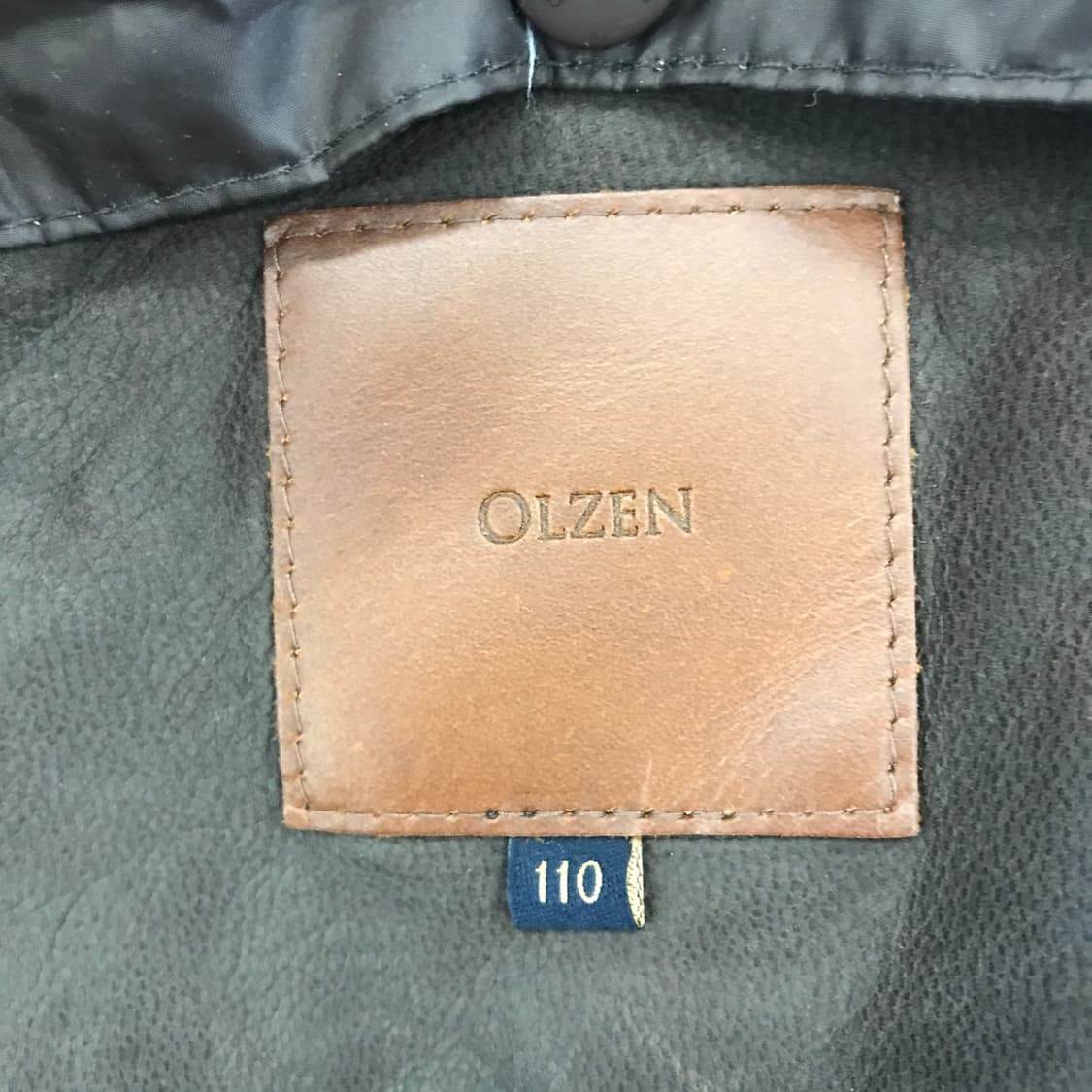 올젠 산양가죽 가죽자켓 [110사이즈] 상품이미지5