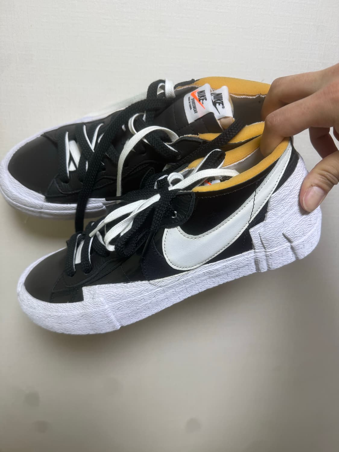 나이키X사카이 블레이저 로우 블랙 265 상품이미지6