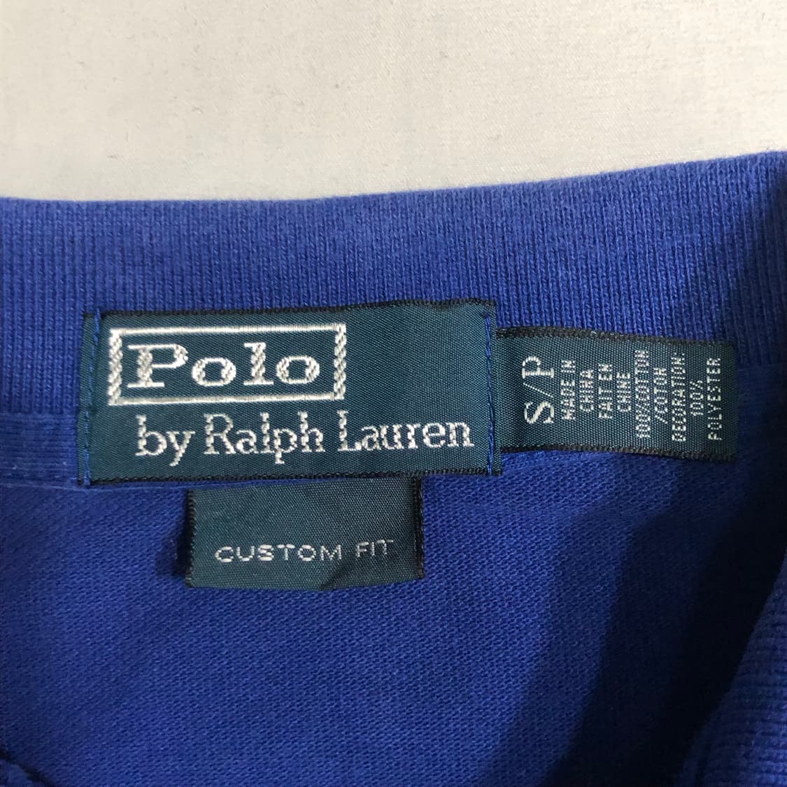 폴로 랄프로렌 성조기 빅포니 블루 카라티 상품이미지5