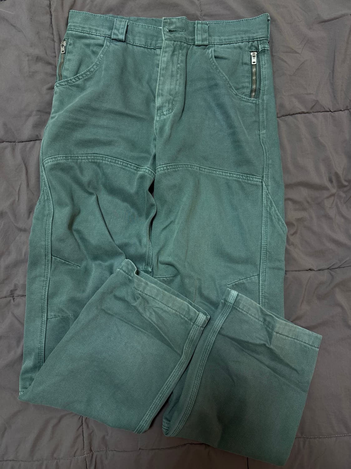 플라스틱프로덕트 MPa CALF POCKET PANTS (EMERALD) 상품이미지4