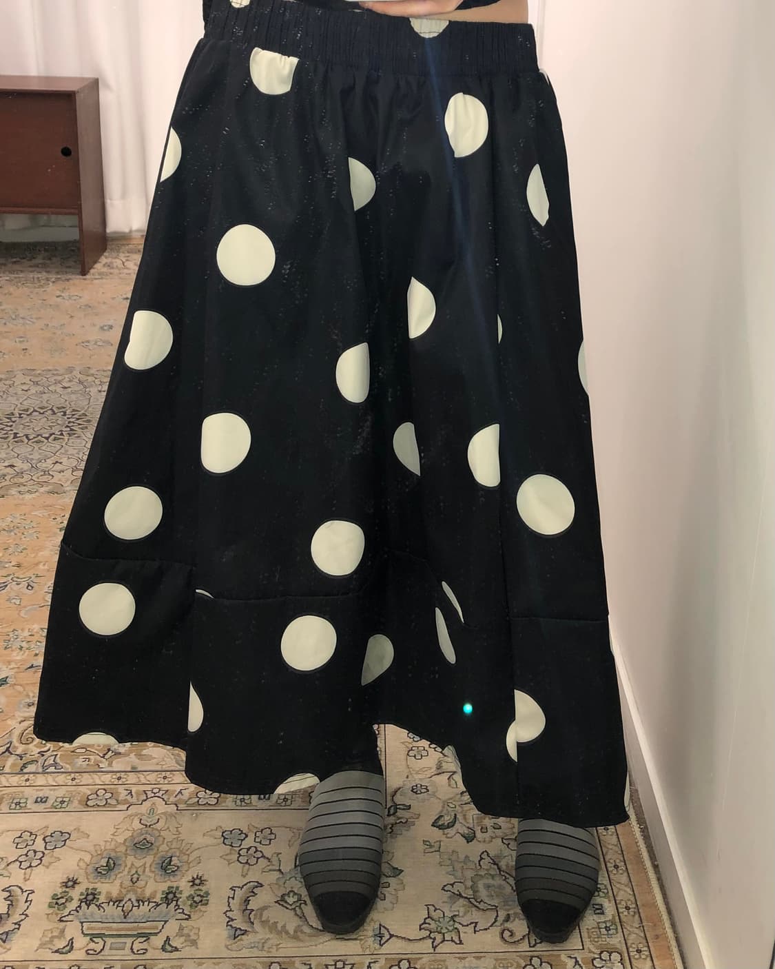 빅 도트 롱 스커트 상품이미지1