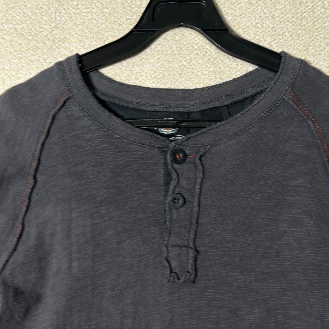  (S) 할리데이비슨 빈티지 헨리넥 롱슬리브 티셔츠 상품이미지7