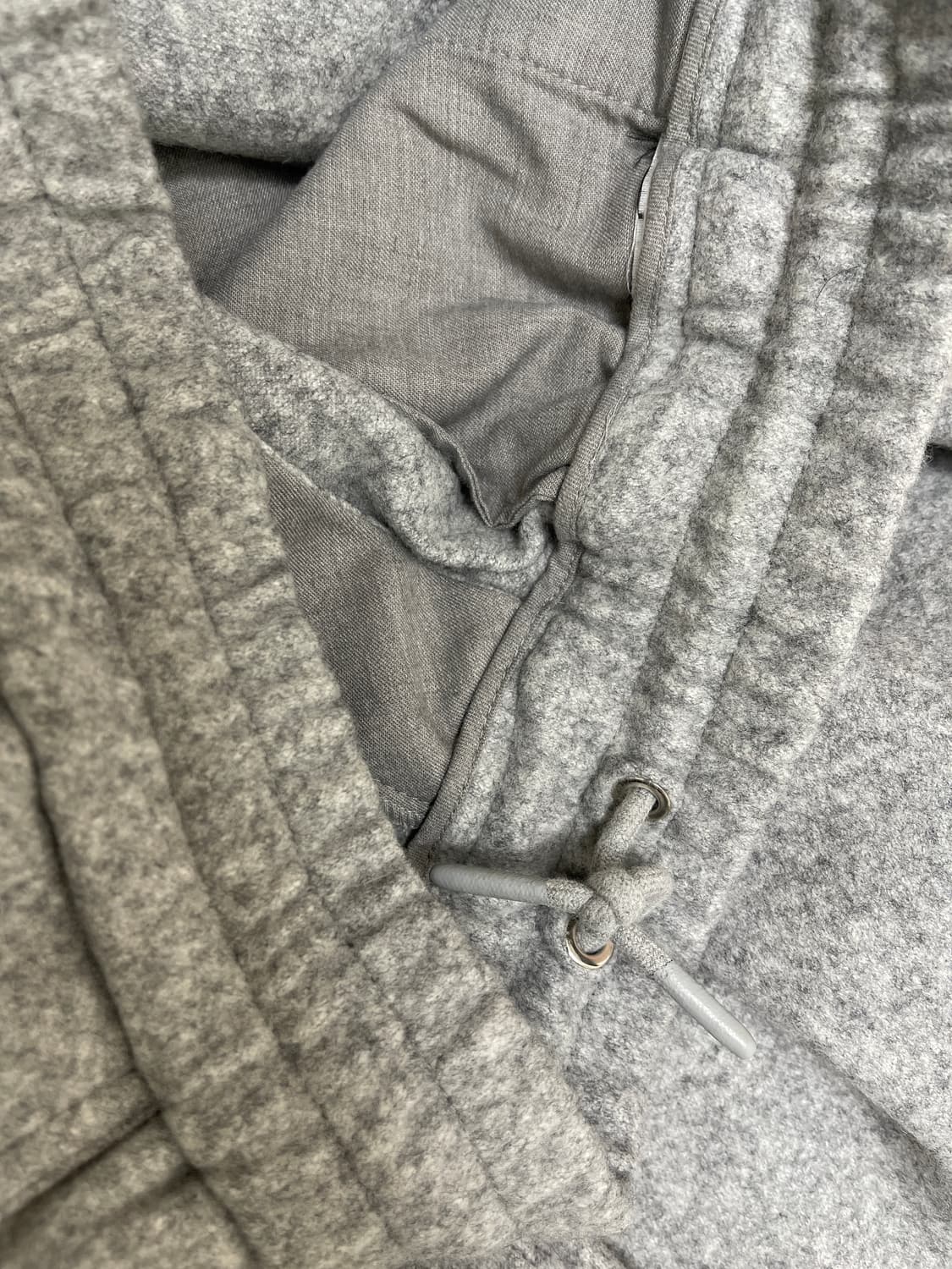 [거의 새것] 우영미 와이드 스웨트팬츠 그레이 50사이즈 상품이미지3