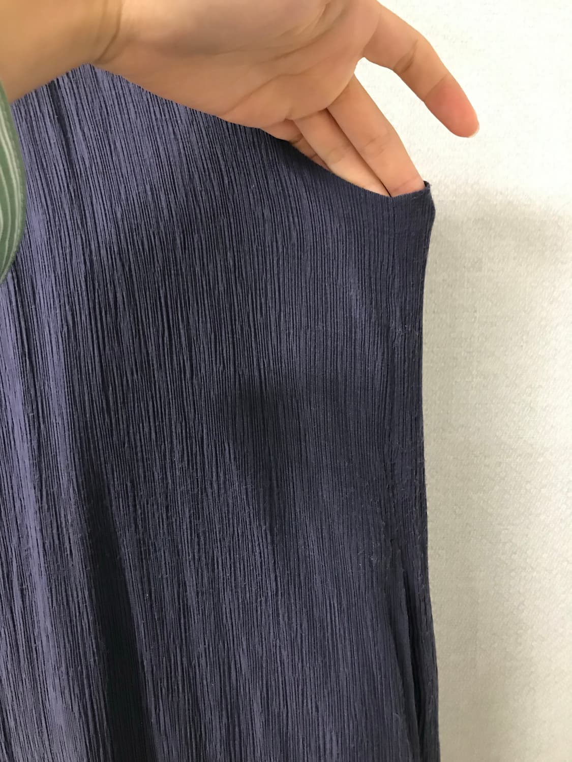 IENA navy long one-piece 네이비 슬리브리스 롱 원피스 상품이미지3