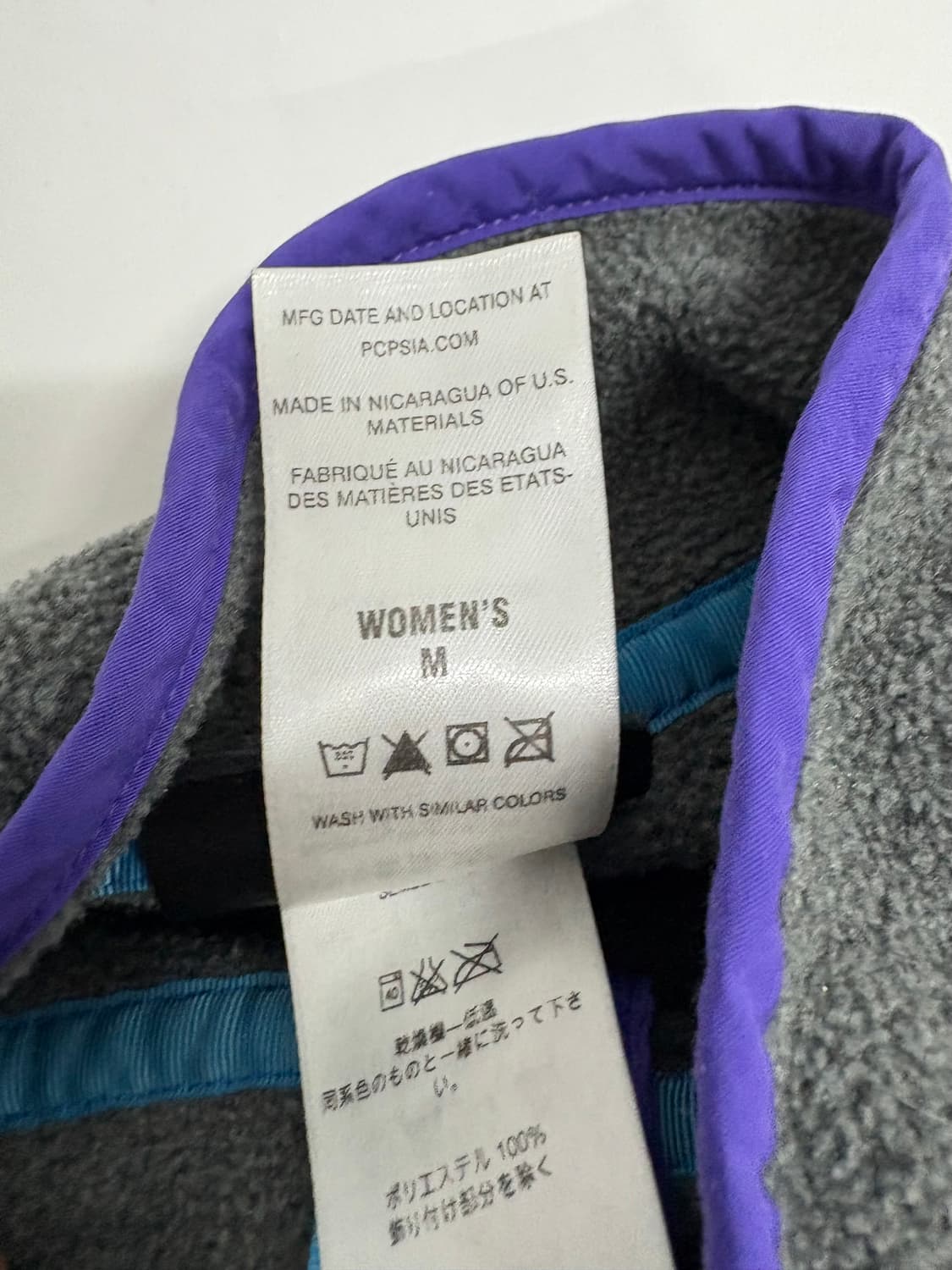 빈티지 파타고니아 신칠라 스냅티 그레이 우먼즈M 상품이미지6