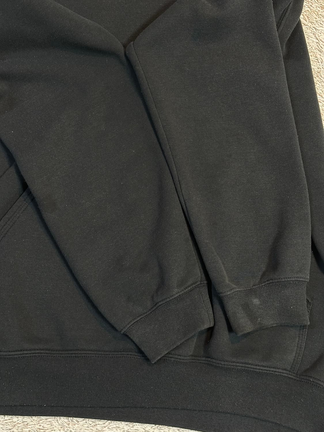 칼하트 CARHARTT 미드웨이트 오리지널핏 기모 후드티 블랙 상품이미지5
