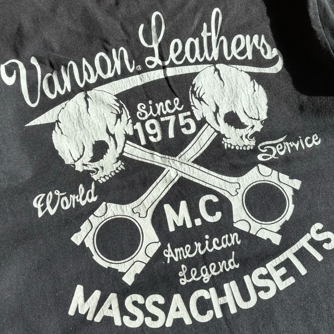 Vanson Leathers Printed T-shirt 상품이미지5