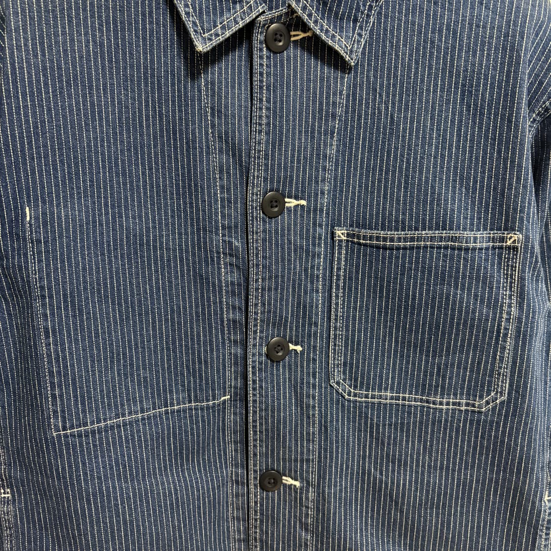 유니클로 히코리 데님 워크자켓 / 블루, M 상품이미지5