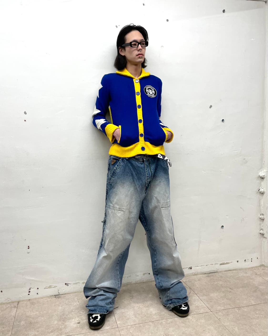 cocolulu yellow union star knit jacket 상품이미지8