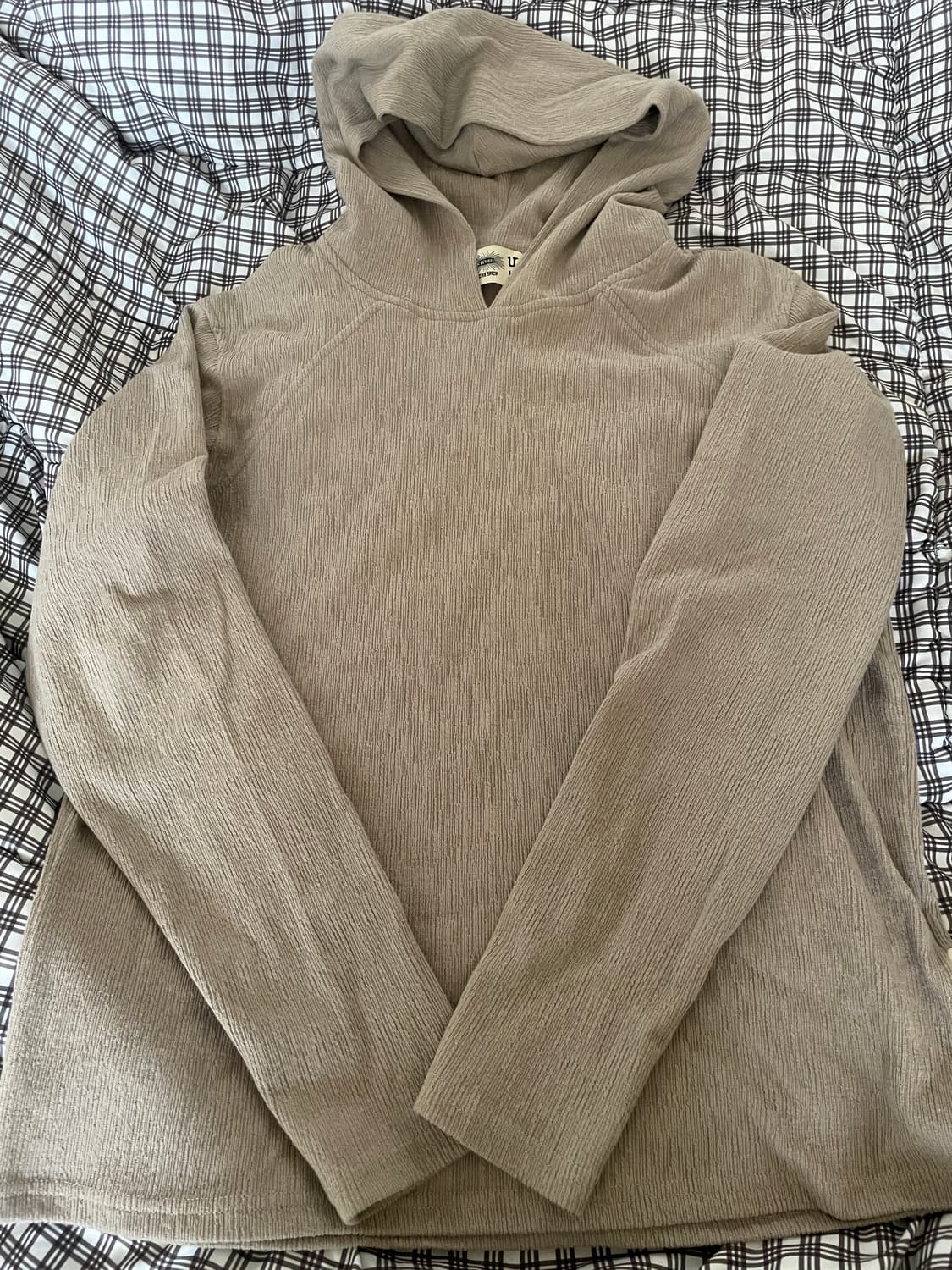 [S] 기철 Frame Slub Knit Hoodie (Beige) 상품이미지2