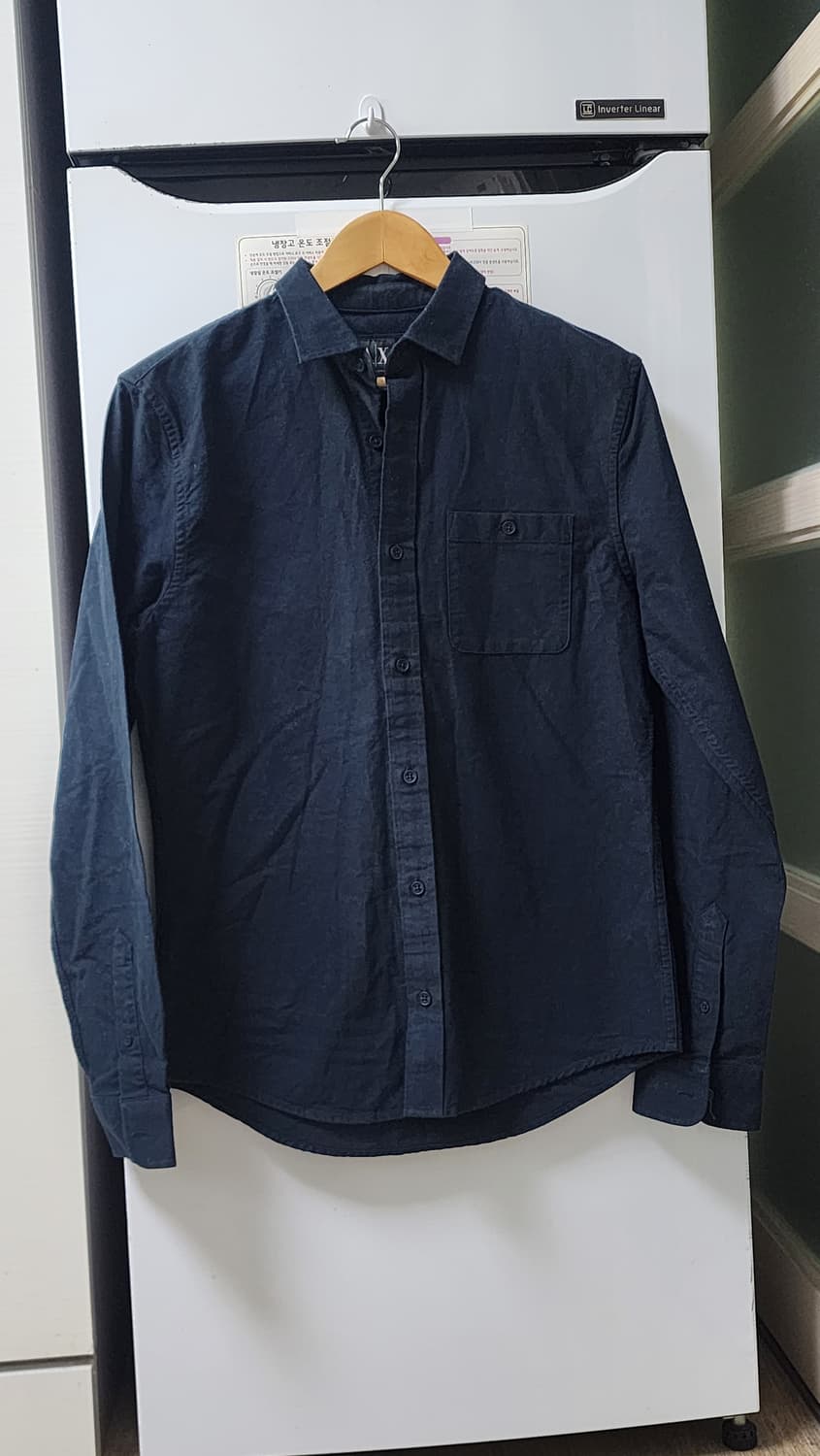 Armani Exchange 남성 셔츠 네이비 S 상품이미지1