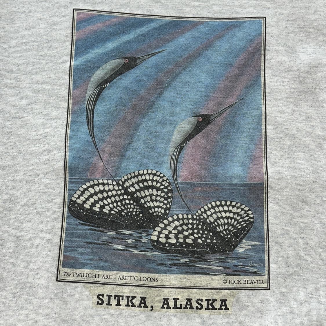 90s 헤인즈 아트 빈티지 스웻셔츠 XL 상품이미지3