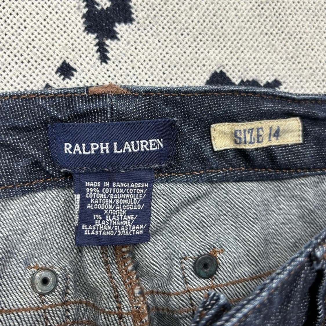 폴로 랄프로렌 15941 스키니 빈티지 데님 청바지 14 P00007 상품이미지5