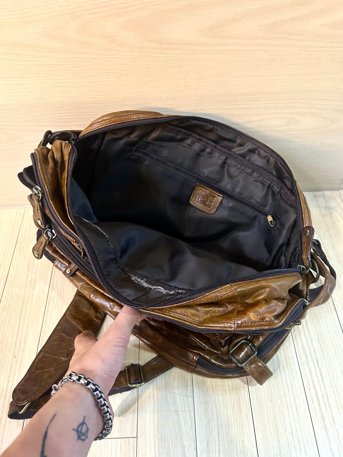 DC Shoes Sheep Skin Leather 2type Bag 상품이미지5