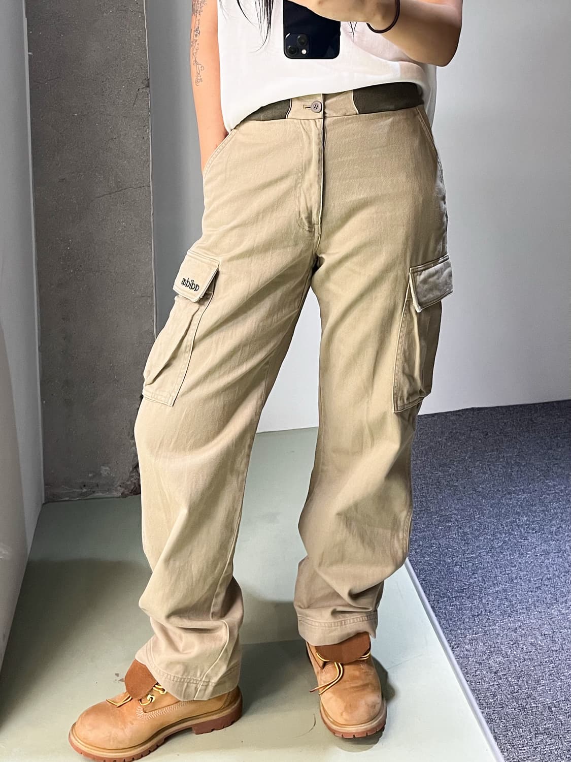 아디다스 백 로고 카고 팬츠 상품이미지3