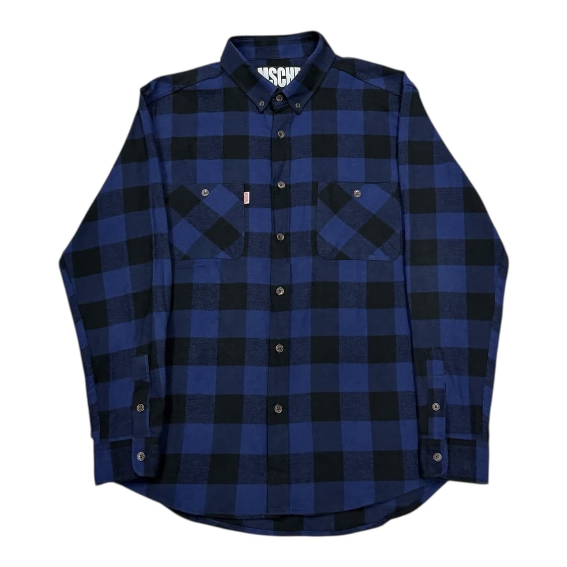 미스치프 플란넬 체크 셔츠 남방 버팔로 블루 상품이미지1