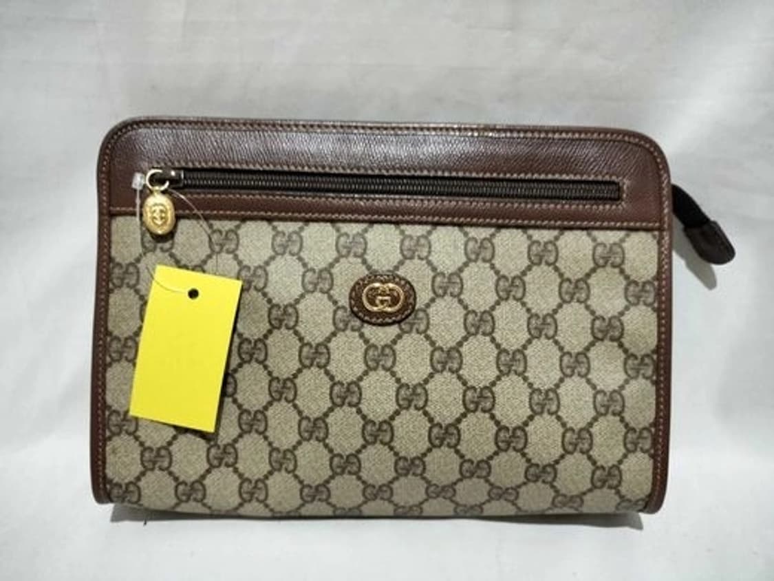  [S급 복원] 구찌(GUCCI) GG 슈프림 클래식 세컨드백 상품이미지1