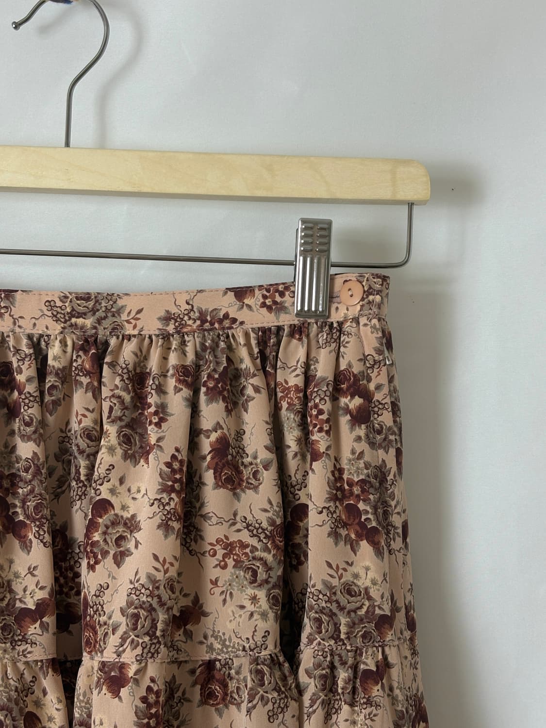 꽃 필름 롱 스커트 상품이미지4